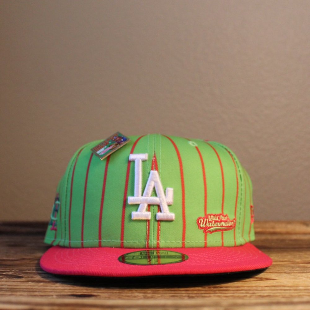 LA Dodgers Wild Pitch Watermelon Big League Chew Fitted Hat | Size 7 3/8